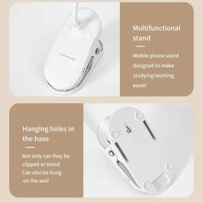 Lampe de Bureau LED – Lumière Douce pour Étude, Lecture et Nuit